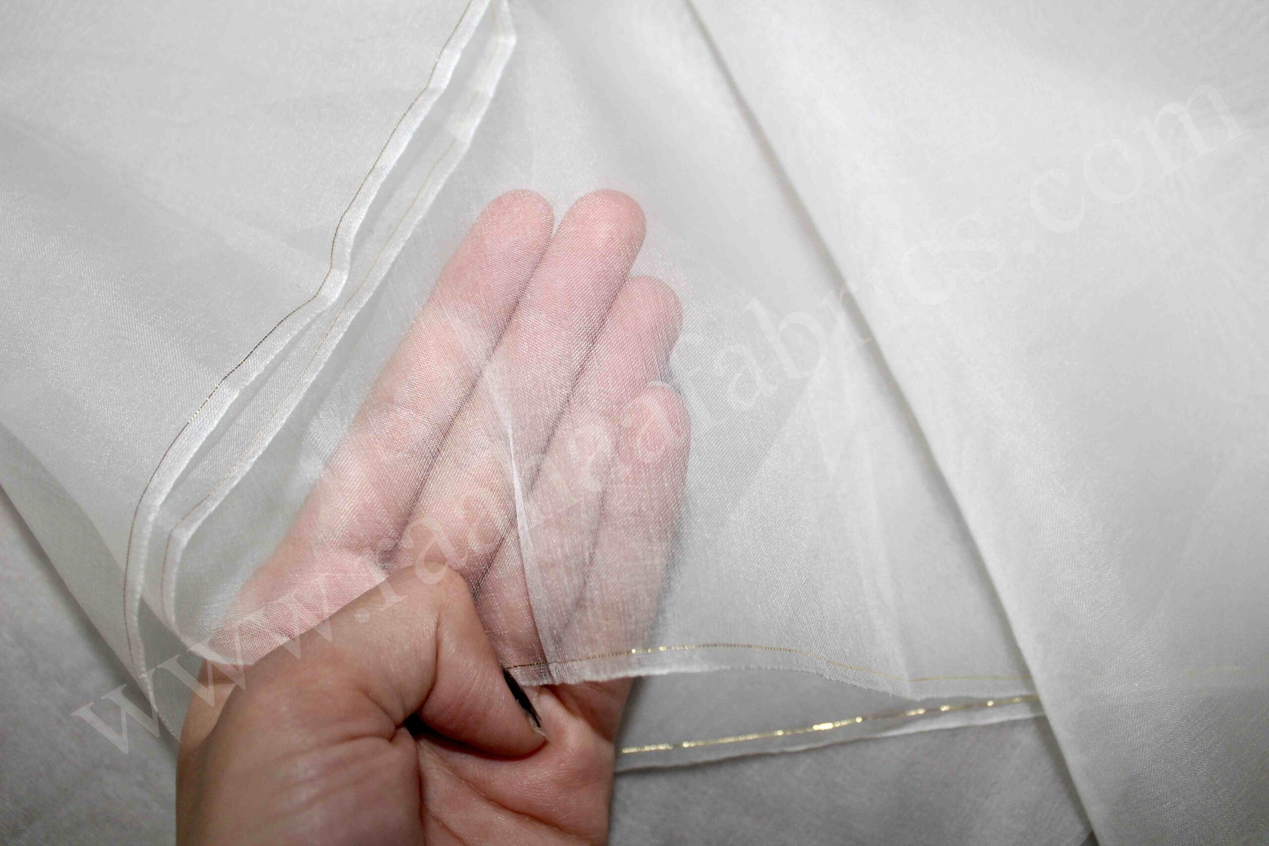 Pure Silk Organza 20 Grams (Dyeable) - Image 2