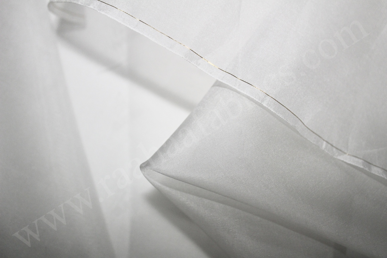 Pure Habutai Silk Organza 26 grams (Dyeable)